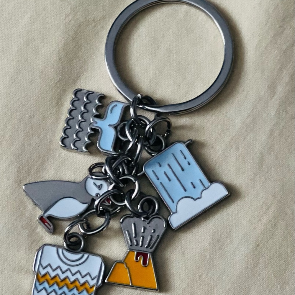 ShopIcelandic Keychain with Charms